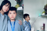 Dàn sao Việt xúc động với hình ảnh hai con của Vân Quang Long cầm giấy khen trước bàn thờ bố