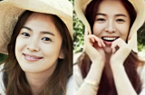 Song Hye Kyo sở hữu nhan sắc xinh đẹp bất chấp cả những kiểu mũ quê kiểng, sến sẩm nhất