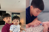 Cường Đô La vừa khoe thương hiệu của gia đình qua hình ảnh siêu cưng của Subeo và Suchin