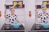 Việt Hương trổ tài vào bếp nấu nướng theo phong cách DJ 'chà nồi' khiến fan cười bò