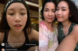Lộ nhan sắc thật lúc 'không nổi loạn' của con gái diva Mỹ Linh qua sóng livestream