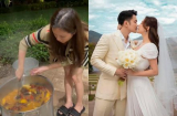 Tiệc cưới 'chẳng giống ai' của Hoa hậu Thu Hoài: Cô dâu hì hục nấu ăn, rửa bát đãi bạn bè