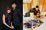Con trai diễn viên Hiền Mai gây choáng với thành tích đoạt hơn 60 huy chương thể thao