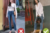 10 công thức mix quần jeans với giày dép hợp với dáng người lại phong cách