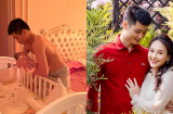 Bảo Thanh chia sẻ ảnh chồng 'hồi hộp' khi bế con ngủ, biểu cảm của 'ông bố bỉm sữa' gây cười