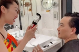 Được vợ trổ tài cắt tóc, Chi Bảo 'sợ hãi' phải xin để mình tự xử