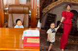 Con trai Hòa Minzy sinh ra ở vạch đích: 3 tháng tuổi đã được ngồi trên ghế Tổng giám đốc của bố