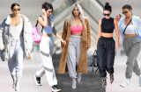 Học chị em nhà Kardashian công thức “lên đồ” sành điệu với quần jogger