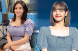 Cùng diện một mẫu áo blouse: Jihyo (Twice) vòng 1 'khủng', Lisa dịu dàng như em gái nhà bên