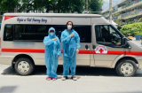 Vợ chồng Việt Hương tiếp tục chi 300 triệu mua xe cứu thương, đi cứu trợ oxy cho bà con giữa đêm mưa gió