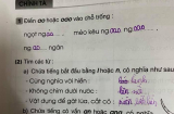 Cô giáo ra đề tìm các từ bắt đầu chữ L, nhìn bài làm của học sinh chỉ muốn 'độn thổ'