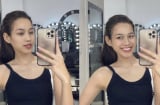 Đỗ Thị Hà tự tin khoe mặt mộc đẹp không tỳ vết, chỉ vài phút sau biến hình thành 'nữ hoàng nhan sắc'