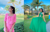 Vừa sang nước bạn thi Miss World 2021, Đỗ Thị Hà đã 'bung lụa' với đủ các style sắc màu nổi bật