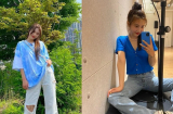 Joy (Red Velvet) có cả loạt công thức mix quần jeans tôn dáng, hack tuổi vô cùng
