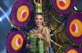 'Ai tét hông' của Kim Duyên được đánh giá là trang phục dân tộc đẹp nhất Miss Universe 2021