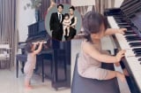 Con gái Đông Nhi và Ông Cao Thắng mới 1 tuổi đã thích thú chơi đàn, bị phụ huynh trêu chọc