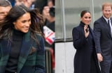 Meghan Markle có một vài công thức diện áo cổ lọ đơn giản nhưng hack dáng vô cùng