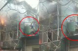 Người đàn ông chân trần lao vào ngôi nhà đang cháy dữ dội cứu bé gái bị mắc kẹt