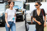 Selena Gomez diện sneaker trắng luôn sành điệu và trẻ hơn tuổi, chị em hãy học ngay bí kíp