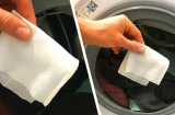 Bỏ 1 tờ khăn ướt vào máy giặt:  Có công dụng tuyệt vời nhưng nhiều người chưa biết