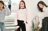 Muôn vàn công thức mix áo blouse trắng hack eo thon dáng chuẩn cho nàng công sở