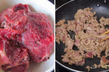 Ướp thịt bò với đường hay muối trước: Nhớ làm đúng để thịt luôn mềm ngọt, trọn dinh dưỡng, không khô dai