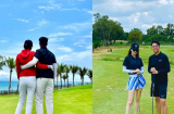 Hương Giang - Matt Liu check in trên sân golf ngày nghỉ lễ, cử chỉ tình tứ như vợ chồng son