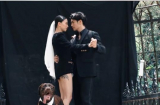 Ngô Thanh Vân tung clip hậu trường chụp ảnh cưới, cô dâu mới để lộ hình xăm ở đùi cực độc lạ