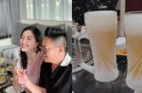 Lãng mạn như vợ chồng Bảo Thy: 'Trốn con' đi hẹn hò theo phong cách Hàn Quốc, còn làm cốc bia cực chất