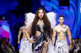 Hoa hậu Thùy Tiên té ngã 'sõng soài' ngay trên sàn catwalk nhưng pha xử lí sau đó mới gây chú ý