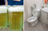 Mang bia đổ vào nhà vệ sinh, tưởng lãng phí hóa ra có công dụng tuyệt vời