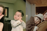 Con trai Hòa Minzy diện vest bảnh bao cực ra dáng 'soái ca nhí', lại còn cùng mẹ bắt trend siêu đáng yêu