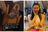 Thùy Tiên được cầu hôn bằng nhẫn kim cương 'khủng' ngay khi vừa về đến Việt Nam