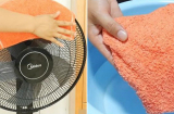 Đắp khăn ẩm vào quạt điện: Lợi ích bất ngờ, vừa mát như điều hòa lại tiết kiệm cực nhiều tiền điện