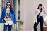 Thêm ý tưởng mix đồ với quần jeans cho ngày Thu giúp nàng mặc đẹp chẳng kém fashionista