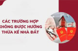 5 trường hợp không được hưởng thừa kế nhà, đất: Có đòi chia tài sản cũng không được