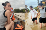 Hoa hậu Tiểu Vy tiết lộ hình ảnh quê nhà bị ngập nặng, phải di chuyển bằng ghe vô cùng khó khăn