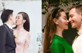 Showbiz 23/10: Đỗ Mỹ Linh và Đỗ Vinh Quang khóa môi ngọt ngào trong đám cưới, Kim Lý lo mất nhẫn cưới