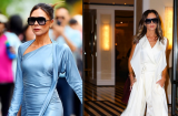 Victoria Beckham biến đường phố thành sàn diễn thời trang với loạt set đồ sang chảnh, khí chất ngút ngàn