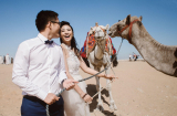 Hoa hậu Ngọc Hân hé lộ bộ ảnh cưới đậm chất ngôn tình  tại Ai Cập được chụp cách đây 5 năm