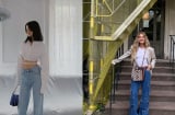 Mẹo kéo dài chân thêm vài centimet nhờ diện quần jeans ống rộng bạn gái nên ghim lại ngay