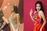 Khoảnh khắc Ngọc Châu thẫn thờ khi trượt top 16 Hoa hậu Hoàn vũ 2022 khiến fans xót xa