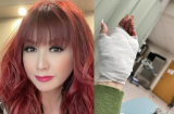 Vợ cũ Bằng Kiều bị tai nạn đổ máu đầu năm mới, một mình lái xe vào viện