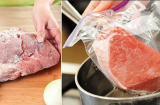 Thịt lấy từ ngăn đá rã đông đừng ngâm trực tiếp vào nước: Làm thêm bước này thịt mềm nhanh, tươi ngon như mới