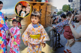 Nhóc tỳ nhà sao Việt diện trang phục truyền thống của Nhật: Con gái Đông Nhi cực đáng yêu