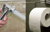 Đi vệ sinh nên dùng vòi xịt hay giấy sẽ tốt hơn? Hơn 90% người trả lời sai