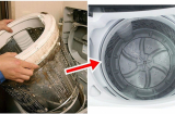 Không cần tốn tiền gọi thợ, chỉ với 3 nguyên liệu rẻ tiền trong nhà bếp lồng máy giặt sạch bong cực đơn giản