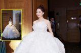 Hoà Minzy khoe khoảnh khắc diện váy cưới, nói một câu khiến ai cũng xót xa