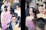 Hoa hậu Thanh Thủy bị nghi có hành động kém duyên với đàn em, người trong cuộc lập tức lên tiếng