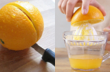 Vắt cam nhớ 3 điểm này, nước cam ngọt thơm, giữ nguyên chất bổ lại không bị đắng